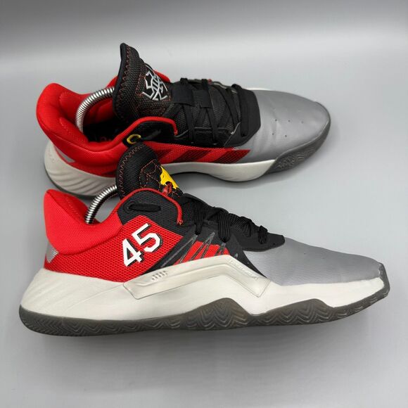 Adidas DON Issue1 Sneakers Gray Red Basketball Shoes Mens Size 9 main image 9